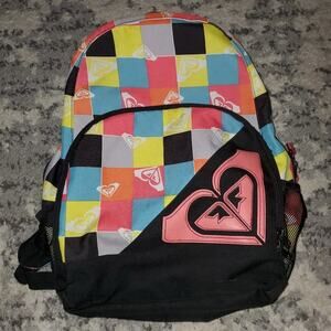 Roxy Color Blocks Backpack || EUC